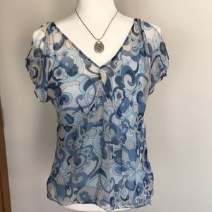 Silk tank and blouse